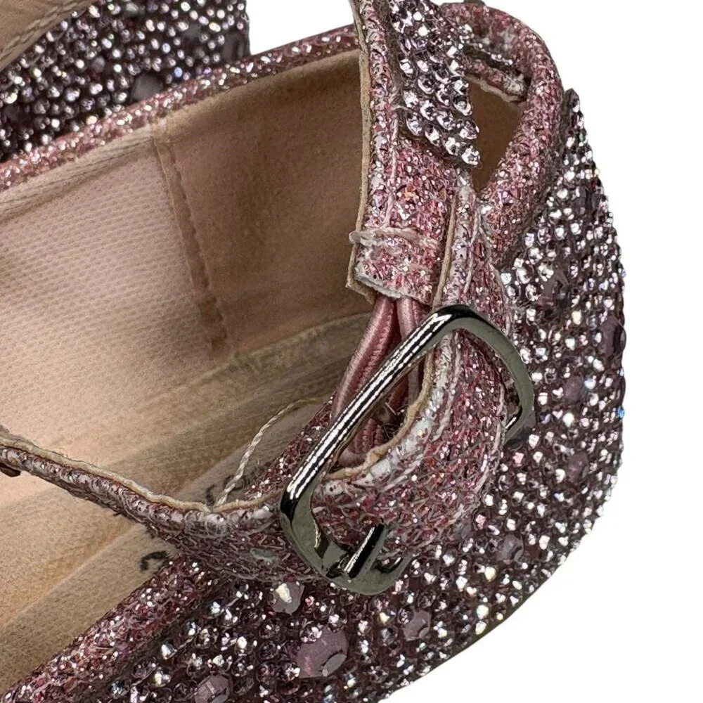 Link Mariana Jeweled Dress Shoes Girl Size 1